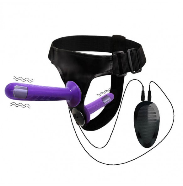 Orissi - Female Leather Strap On Vibrator (L:17cm - D:3.7cm) Orissi - Female Leather Strap On Vibrator (L:17cm - D:3.7cm)